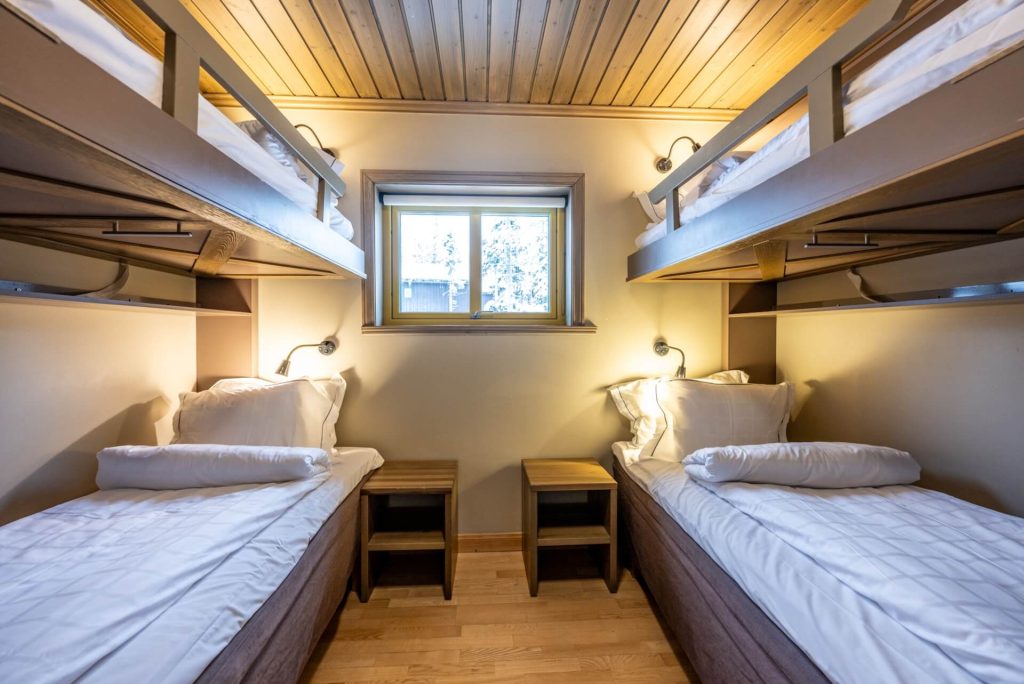 bedroom, Salen, Sweden. Ski in accomodation