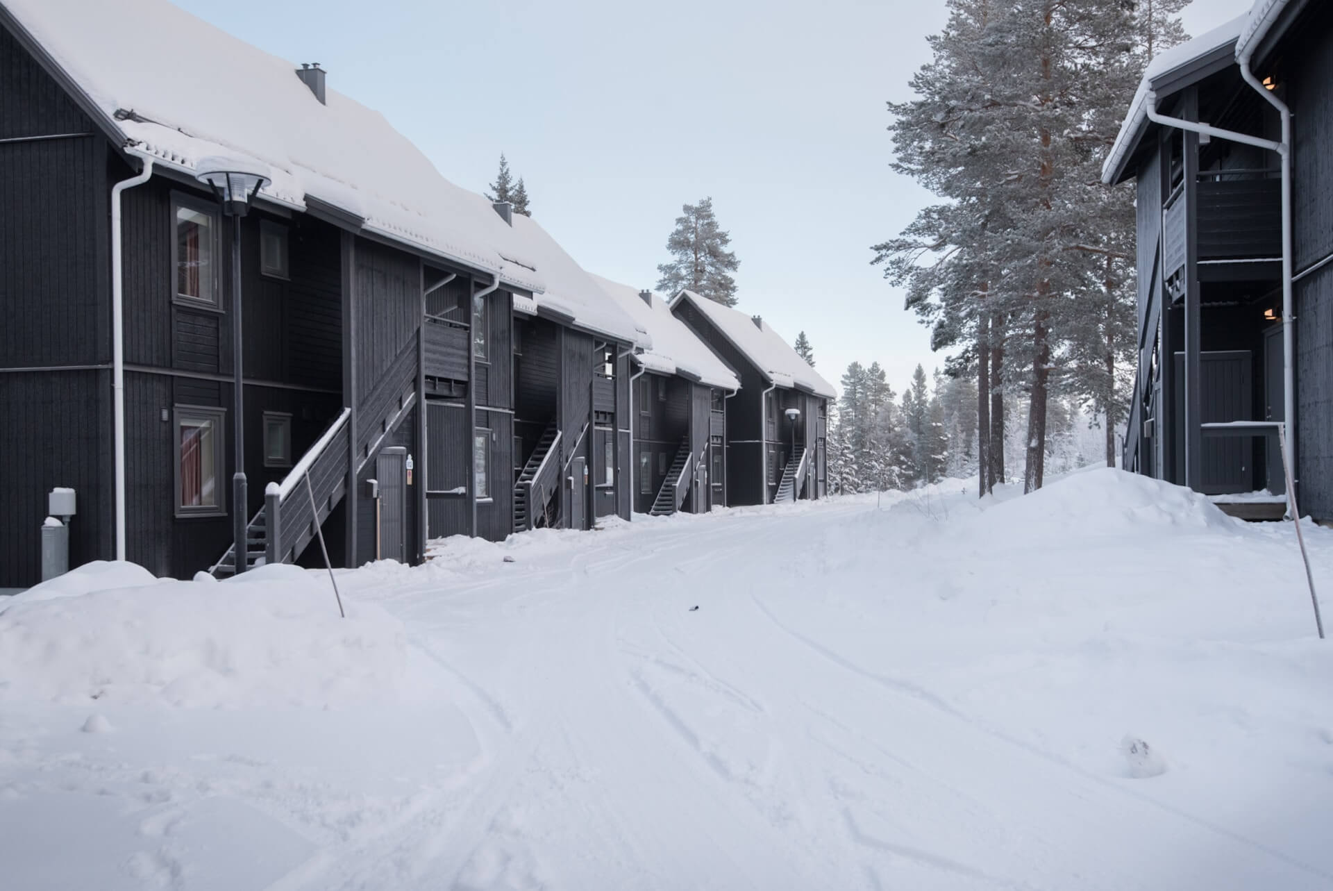 log cabins, accomodation Salen Sweden. Groups ski trips