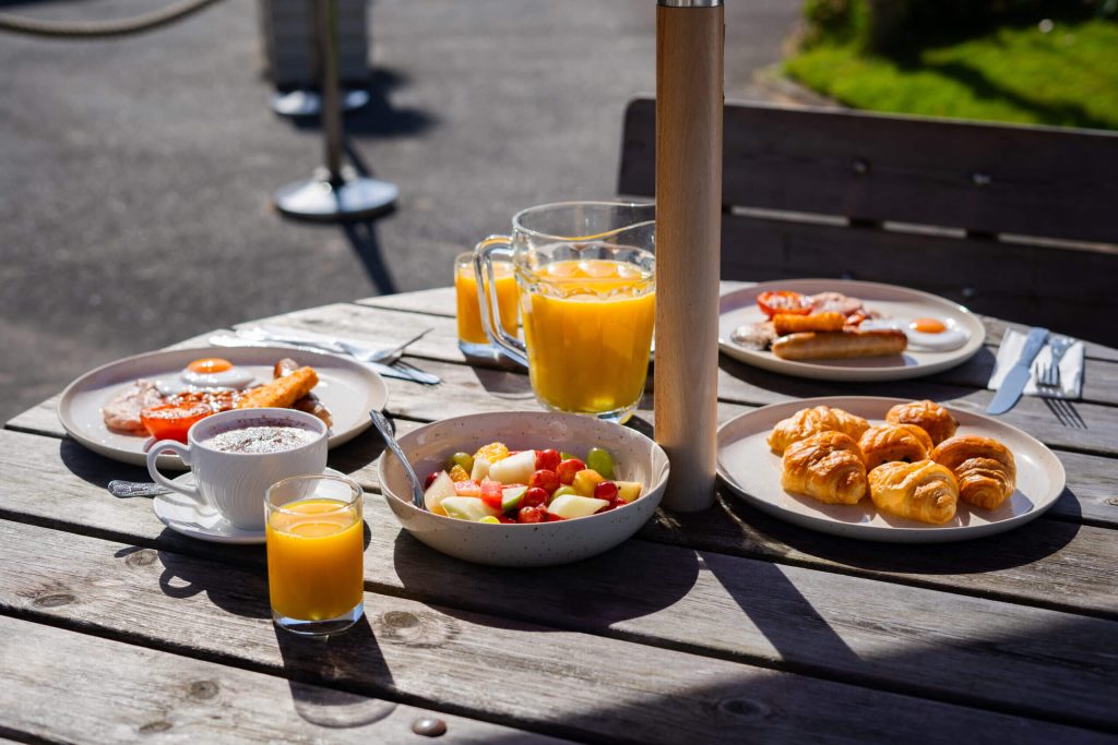 Fry up, North Devon Surf Holiday